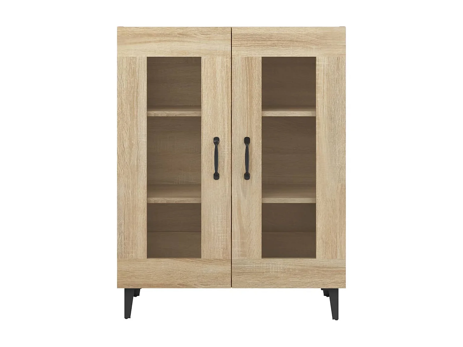 Dressoir 69,5x34x90 cm bewerkt hout sonoma eikenkleurig