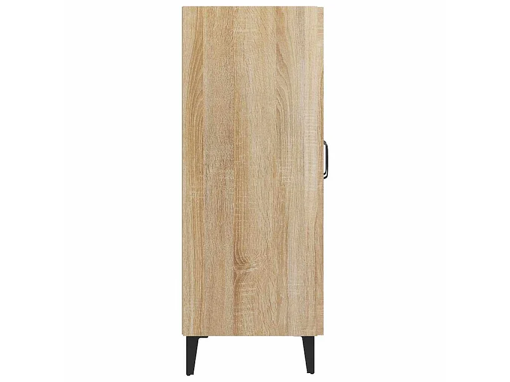 Dressoir 69,5x34x90 cm bewerkt hout sonoma eikenkleurig