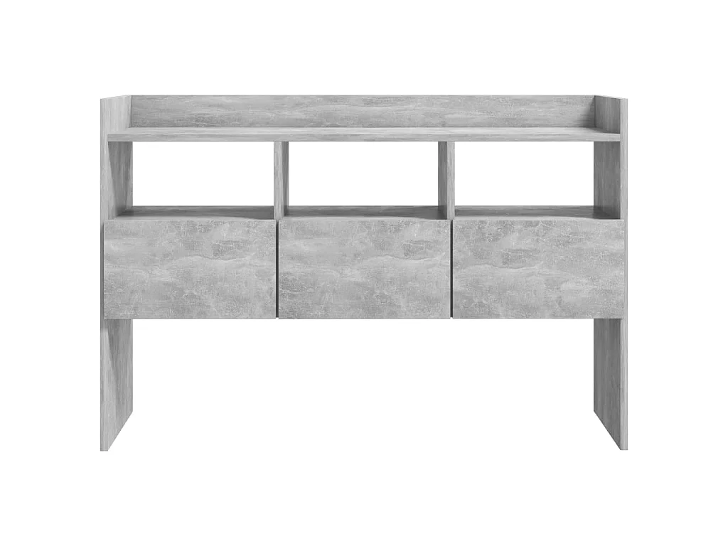 Buffet Gris béton 105x30x70 cm Bois d’ingénierie