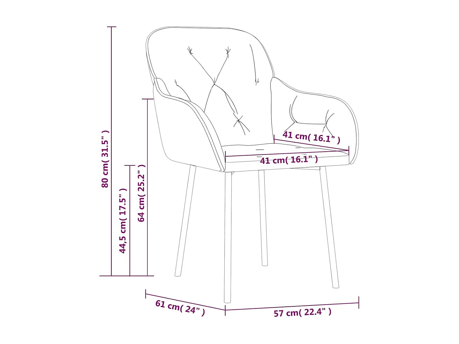 Esszimmerstühle 2 Stk. Blau Samt
