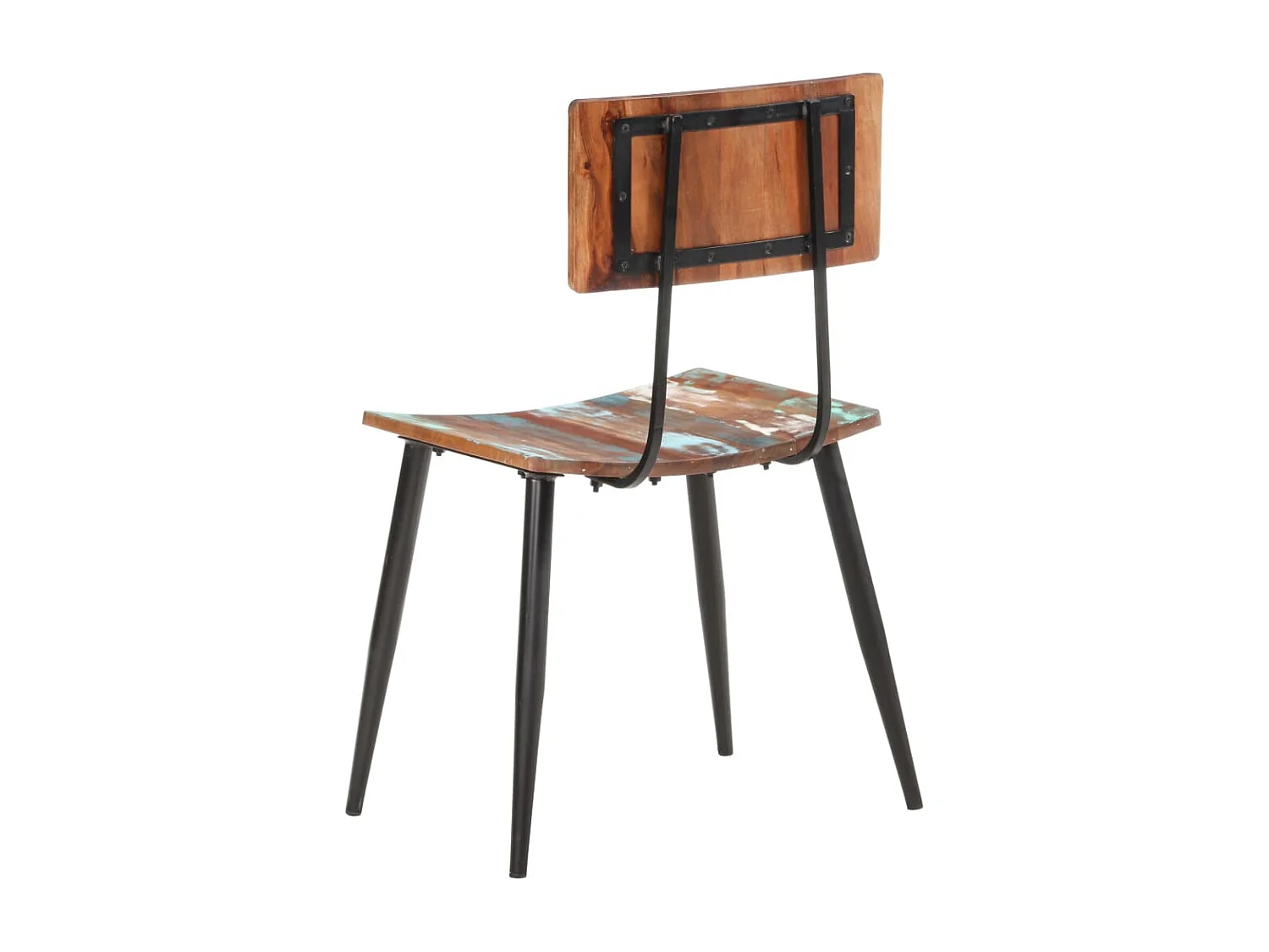 Eetkamerstoelen 4 st massief gerecycled hout