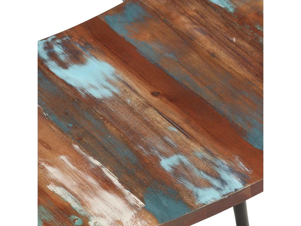 Eetkamerstoelen 4 st massief gerecycled hout