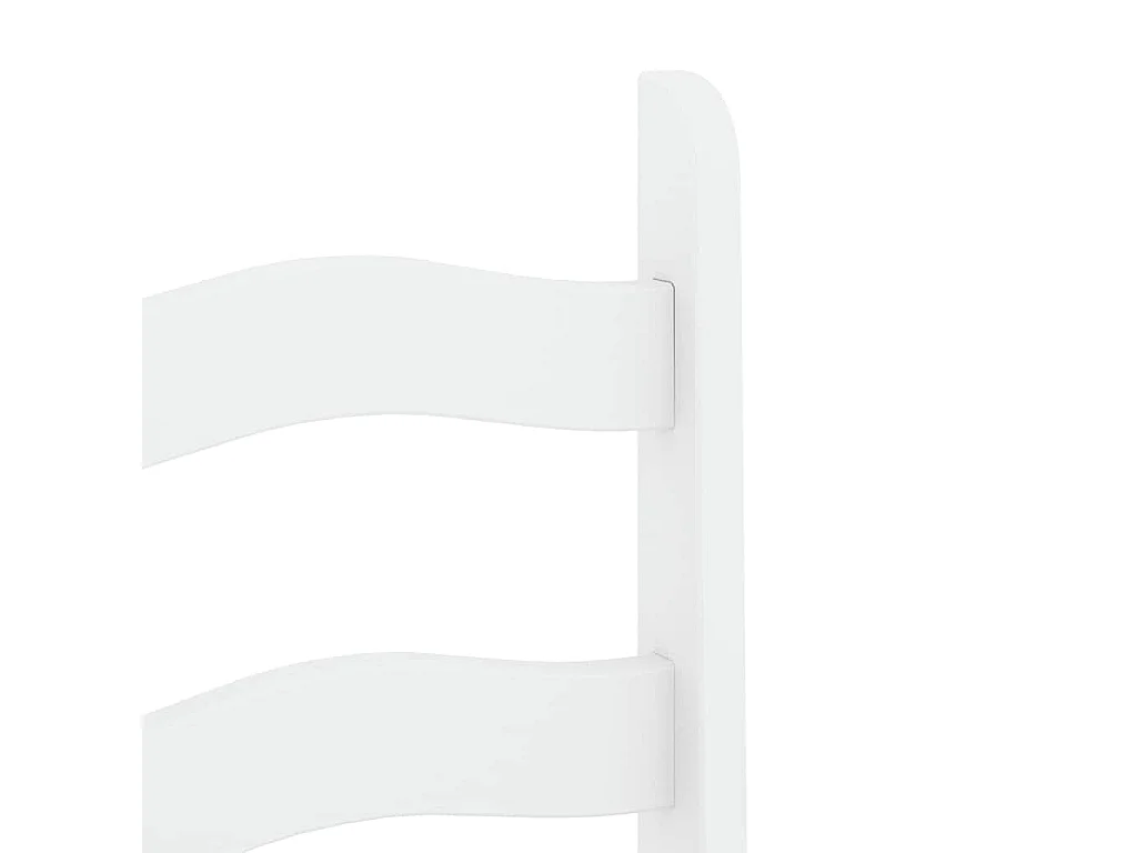 Sillas de comedor Corona 2 uds madera pino blanco 42x47x107 cm