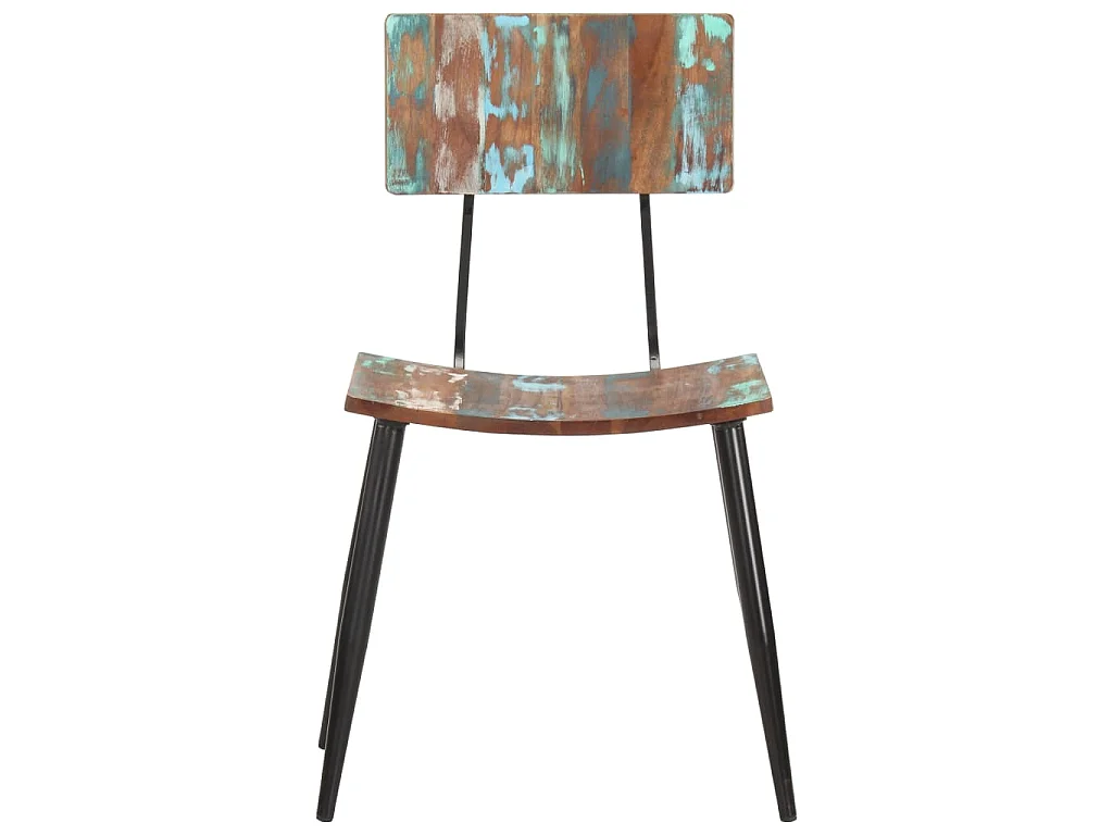 Eetkamerstoelen 6 st massief gerecycled hout
