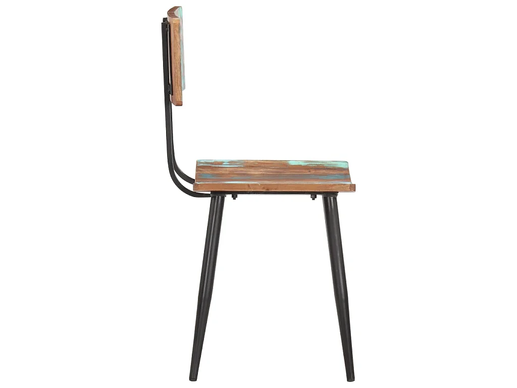 Eetkamerstoelen 6 st massief gerecycled hout