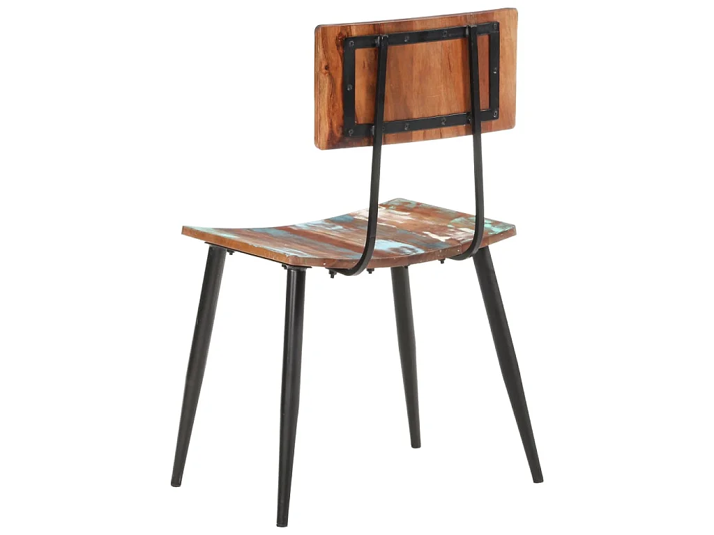 Eetkamerstoelen 6 st massief gerecycled hout