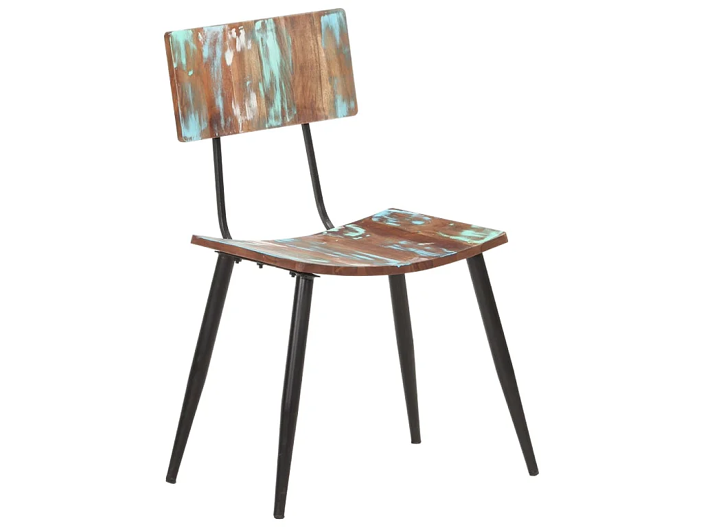 Eetkamerstoelen 6 st massief gerecycled hout