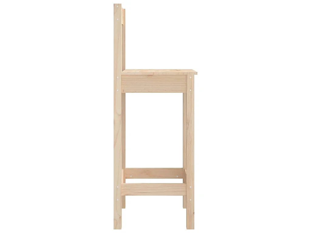 Barstoelen 2 st 40x41,5x112 cm massief grenenhout