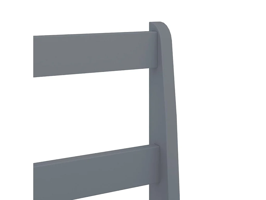 Eetkamerstoelen 2 st 40x46x99 cm massief grenenhout grijs