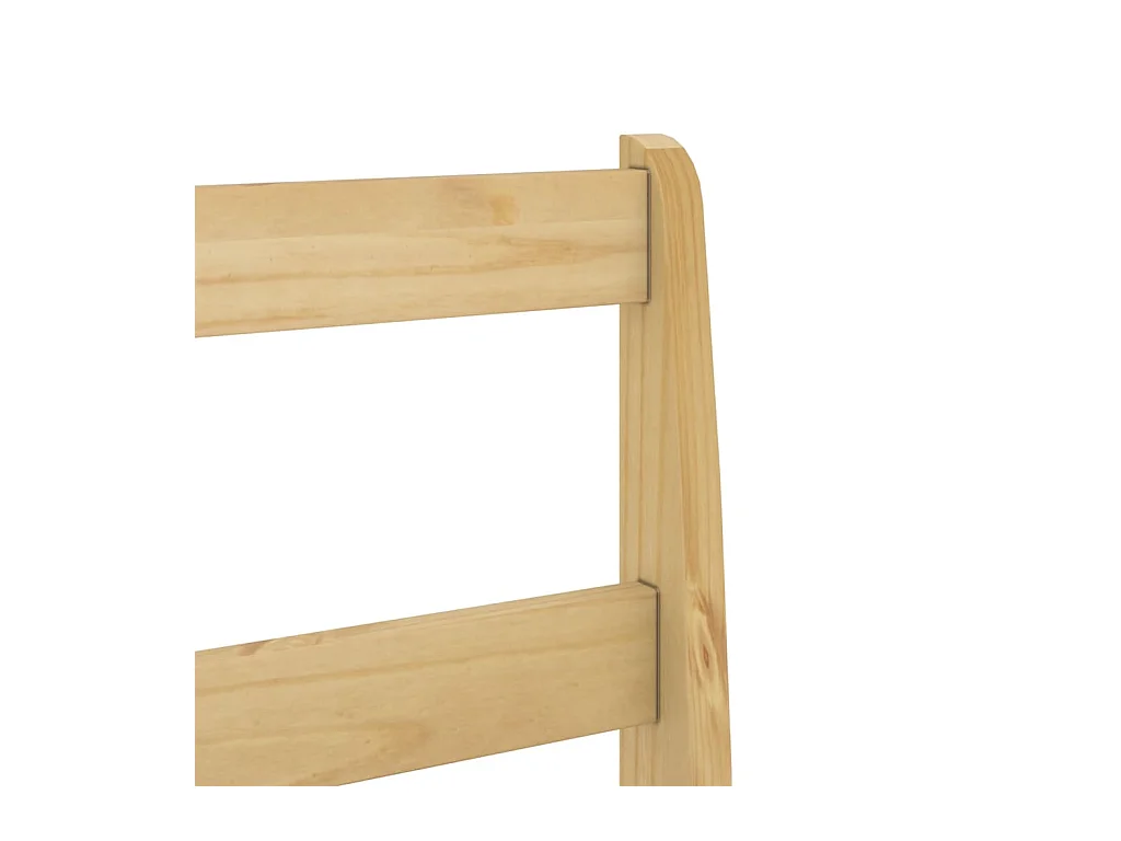 Chaises à manger lot de 2 Panama 40x46x90 cm bois massif de pin