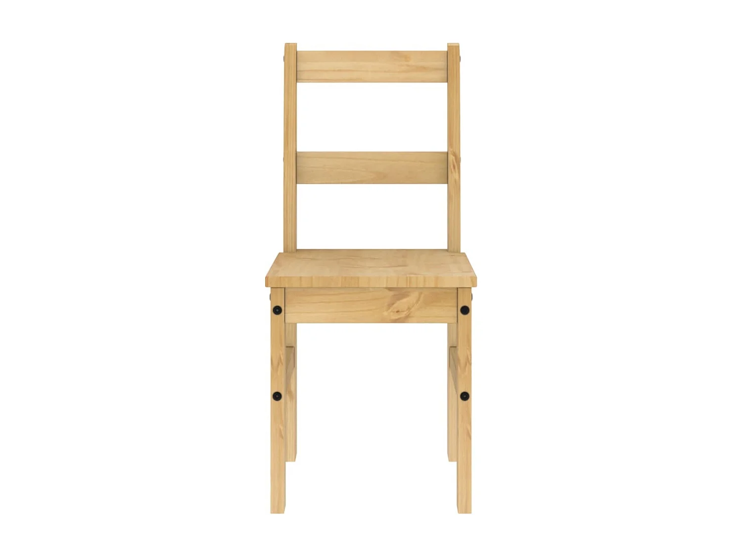 Chaises à manger lot de 2 Panama 40x46x90 cm bois massif de pin