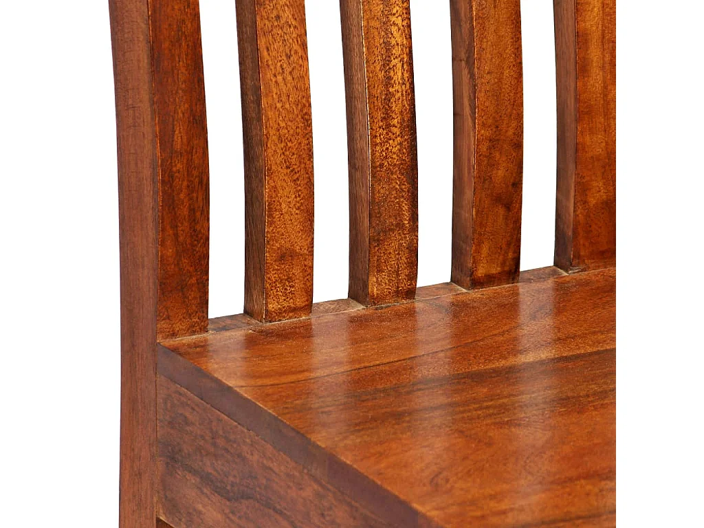 Chaises à manger lot de 6 bois massif moderne