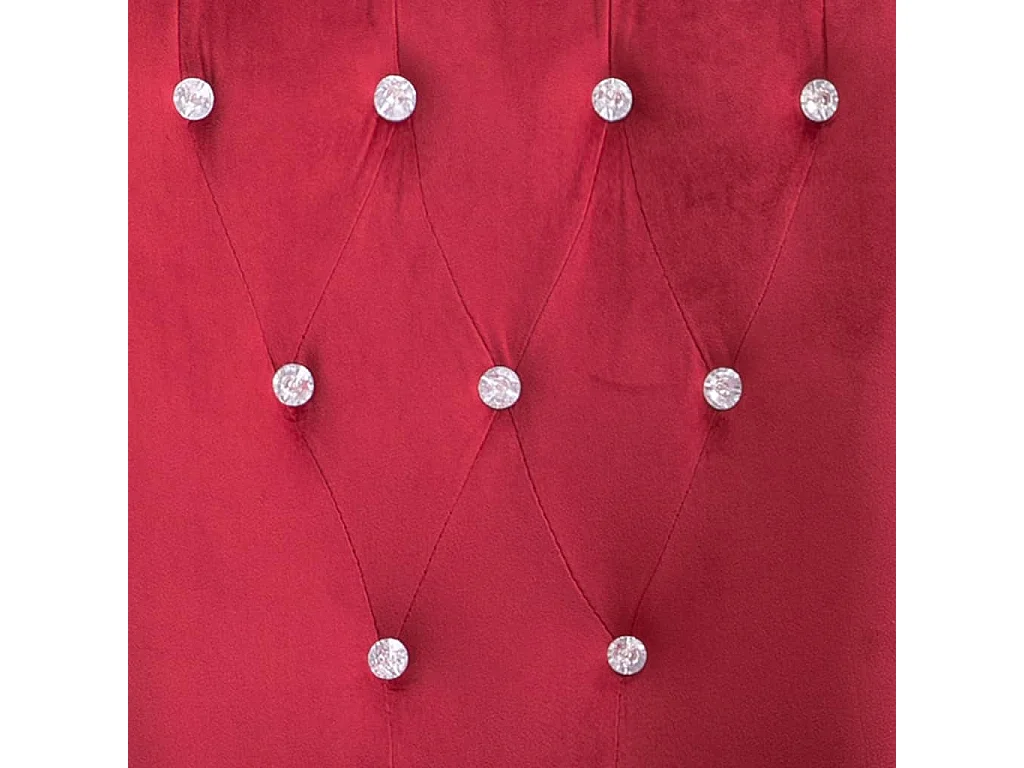 Esszimmerstuhl mit Armlehnen 4 Stk. Rot Samt