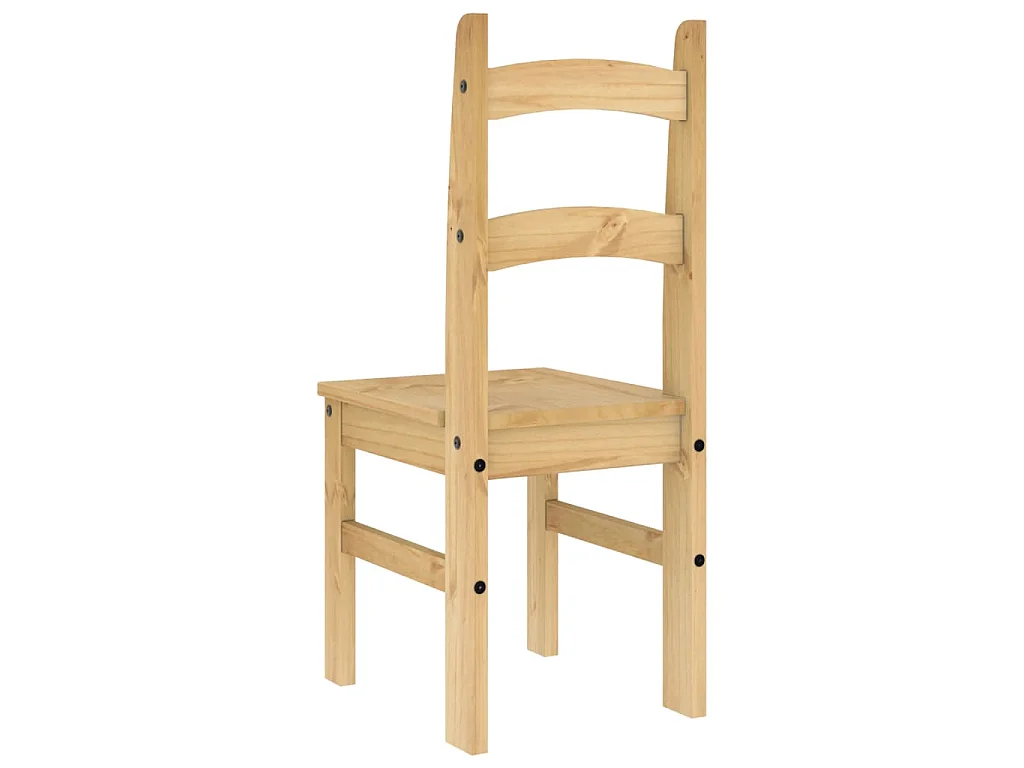 Cadeiras de jantar 2 pcs 40x46x99 cm madeira de pinho maciça