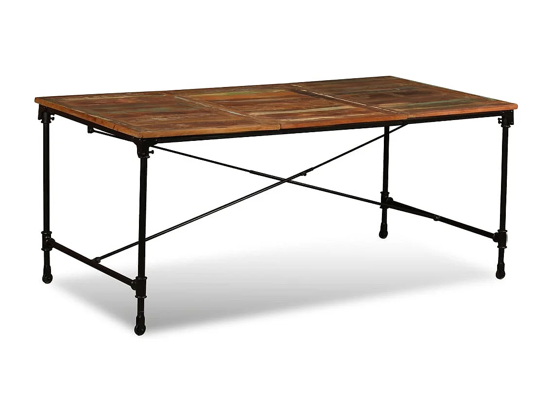Table à manger Bois de récupération massif 180 cm