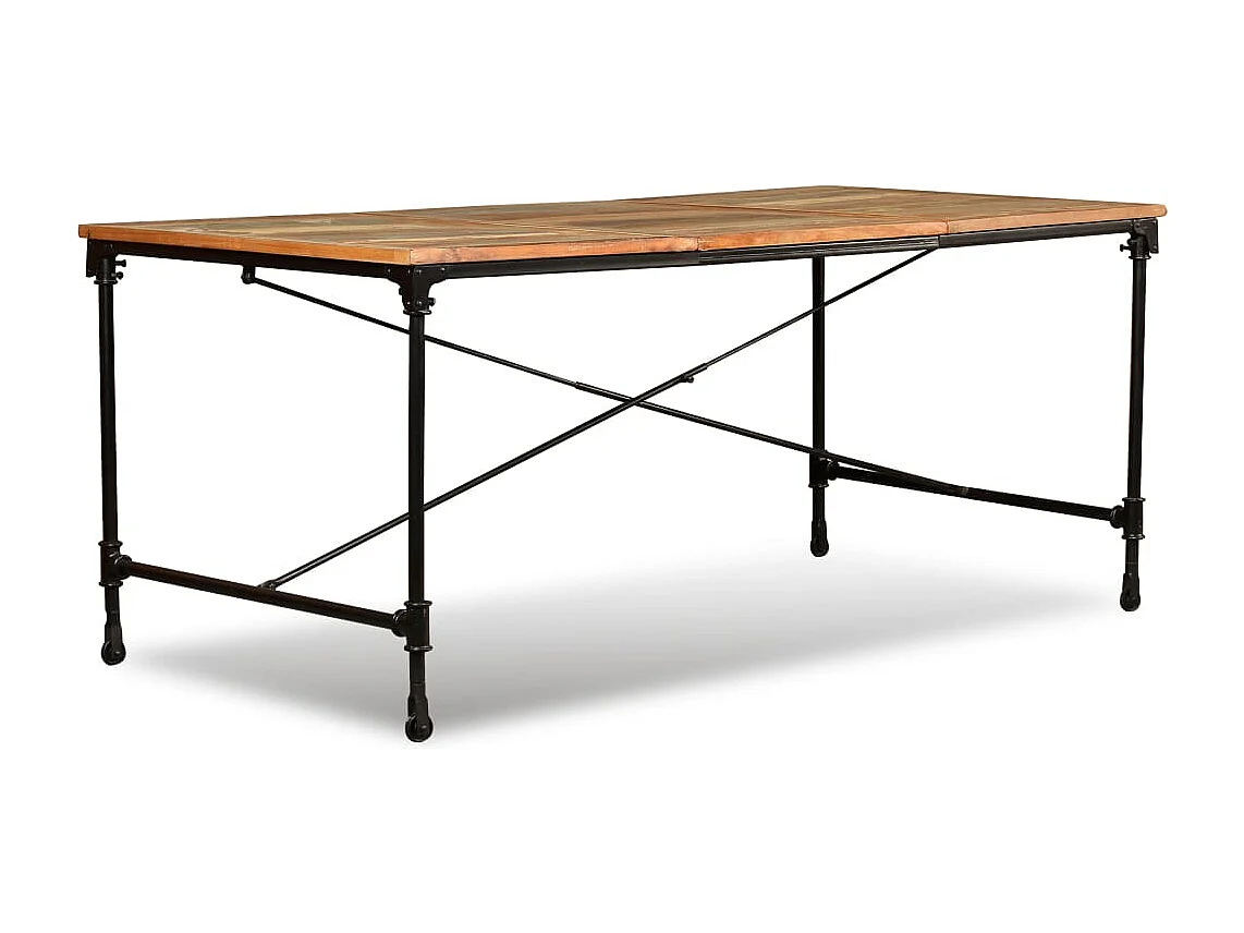 Table à manger Bois de récupération massif 180 cm