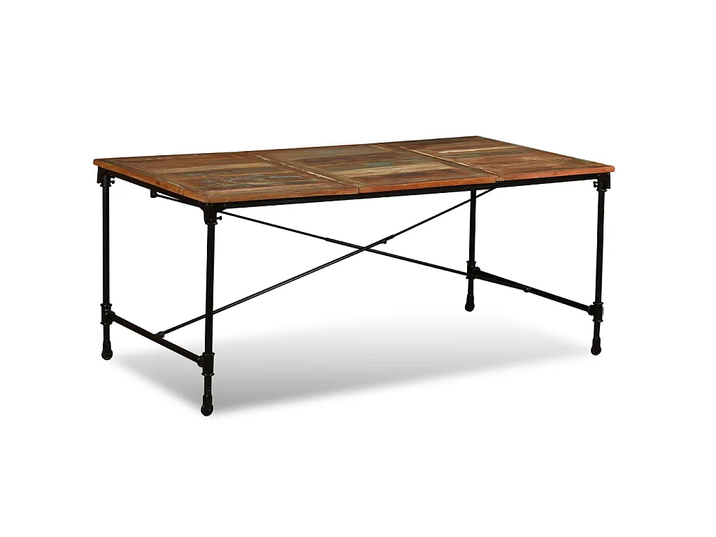 Table à manger Bois de récupération massif 180 cm