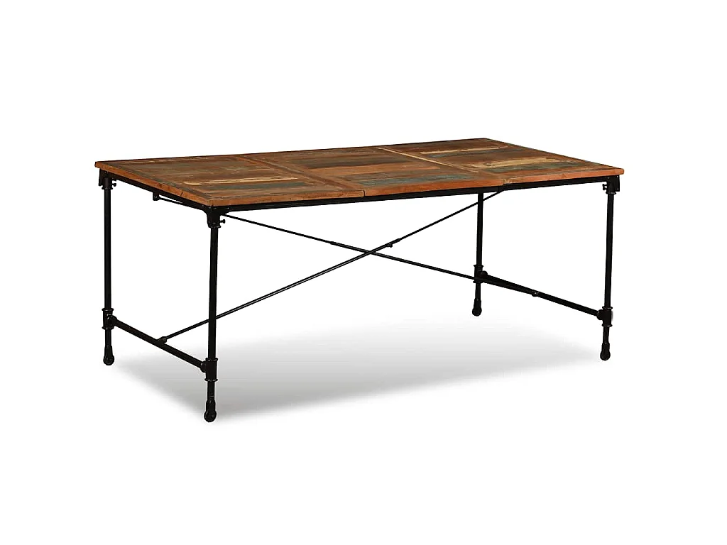 Eettafel 180 cm massief gerecycled hout