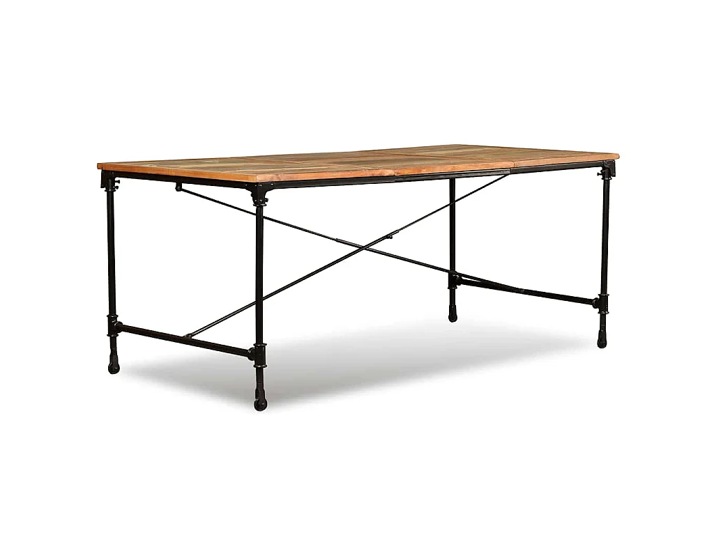 Eettafel 180 cm massief gerecycled hout
