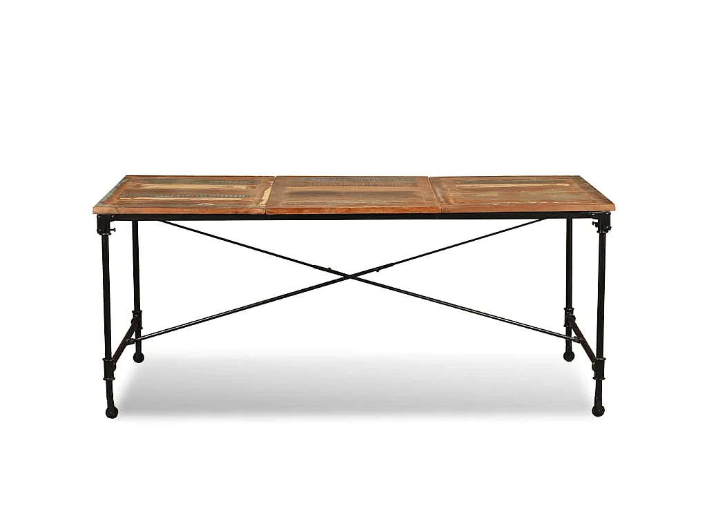 Eettafel 180 cm massief gerecycled hout