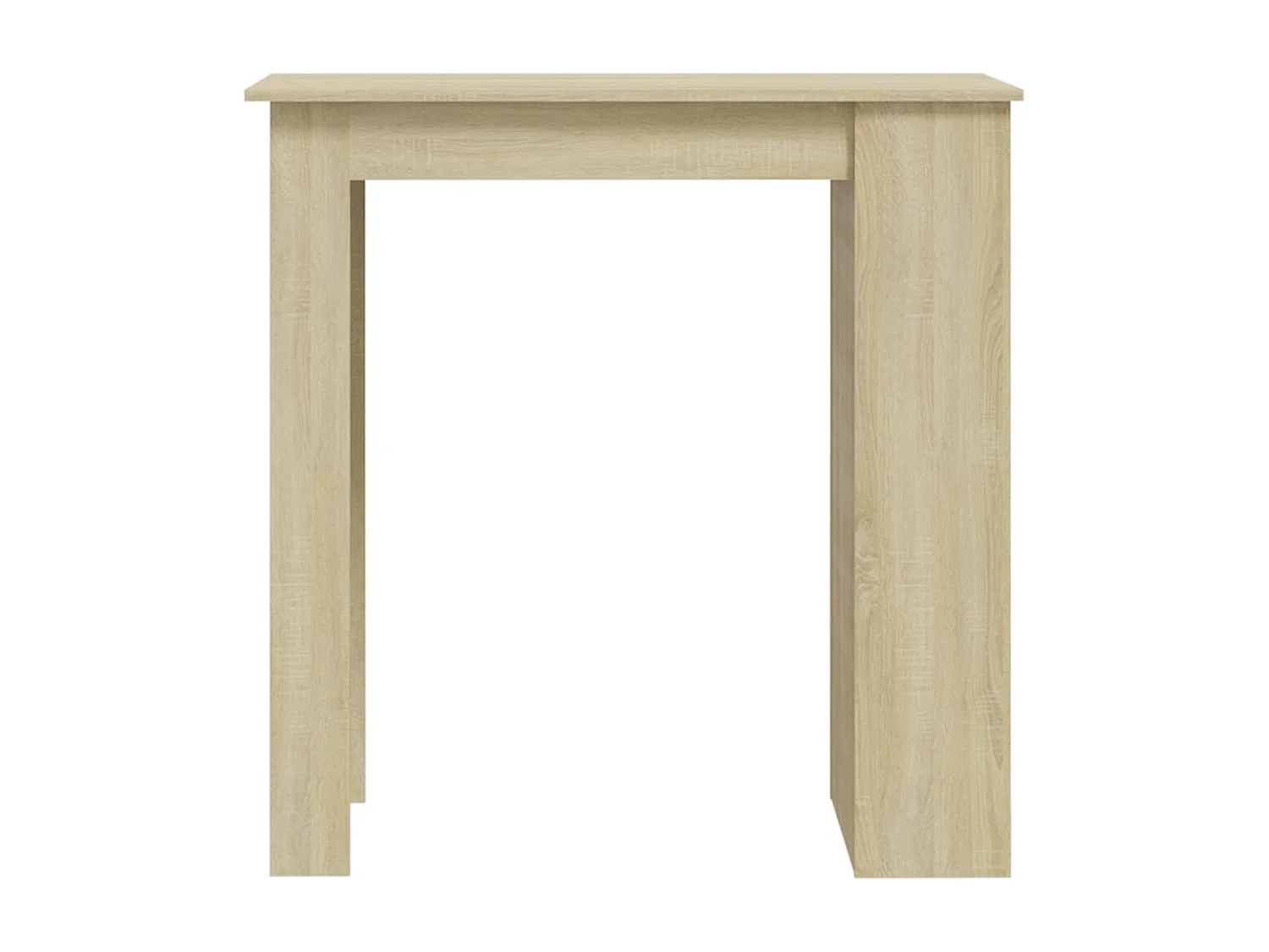 Table de bar avec rangement Chêne sonoma 102x50x103,5 cm