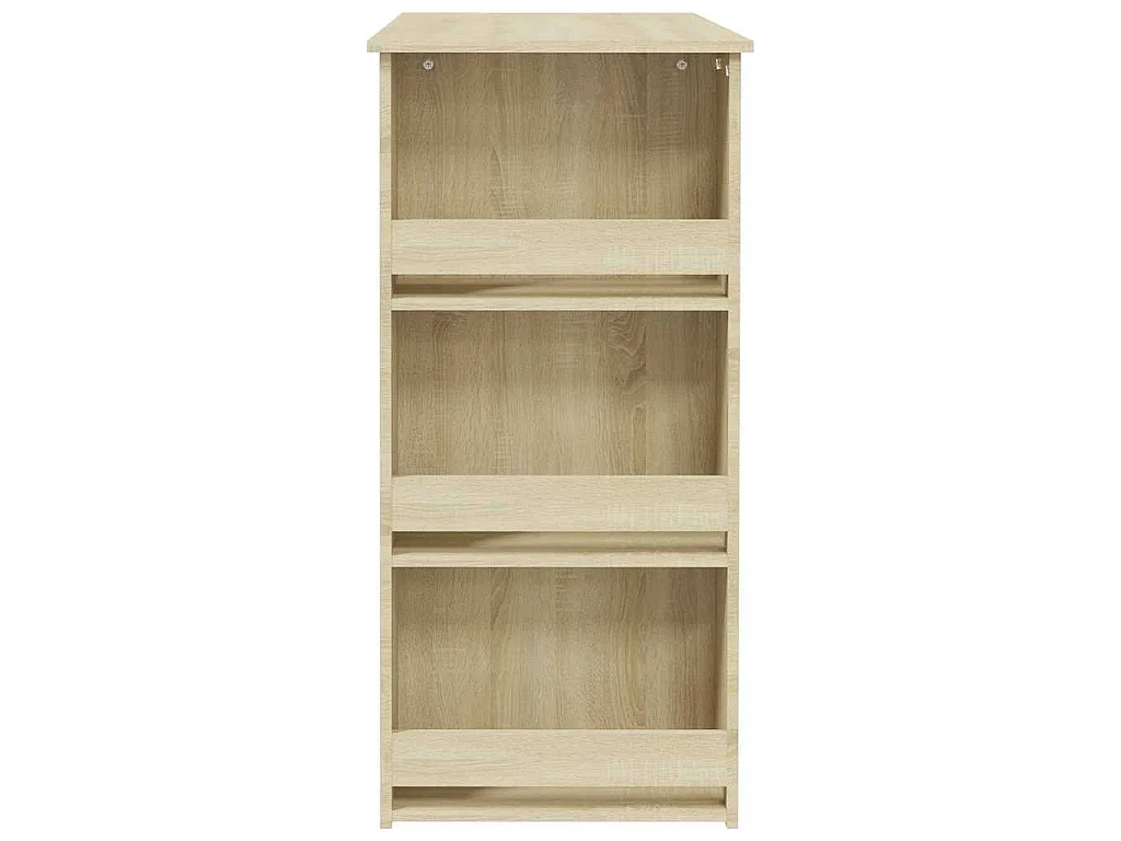Table de bar avec rangement Chêne sonoma 102x50x103,5 cm