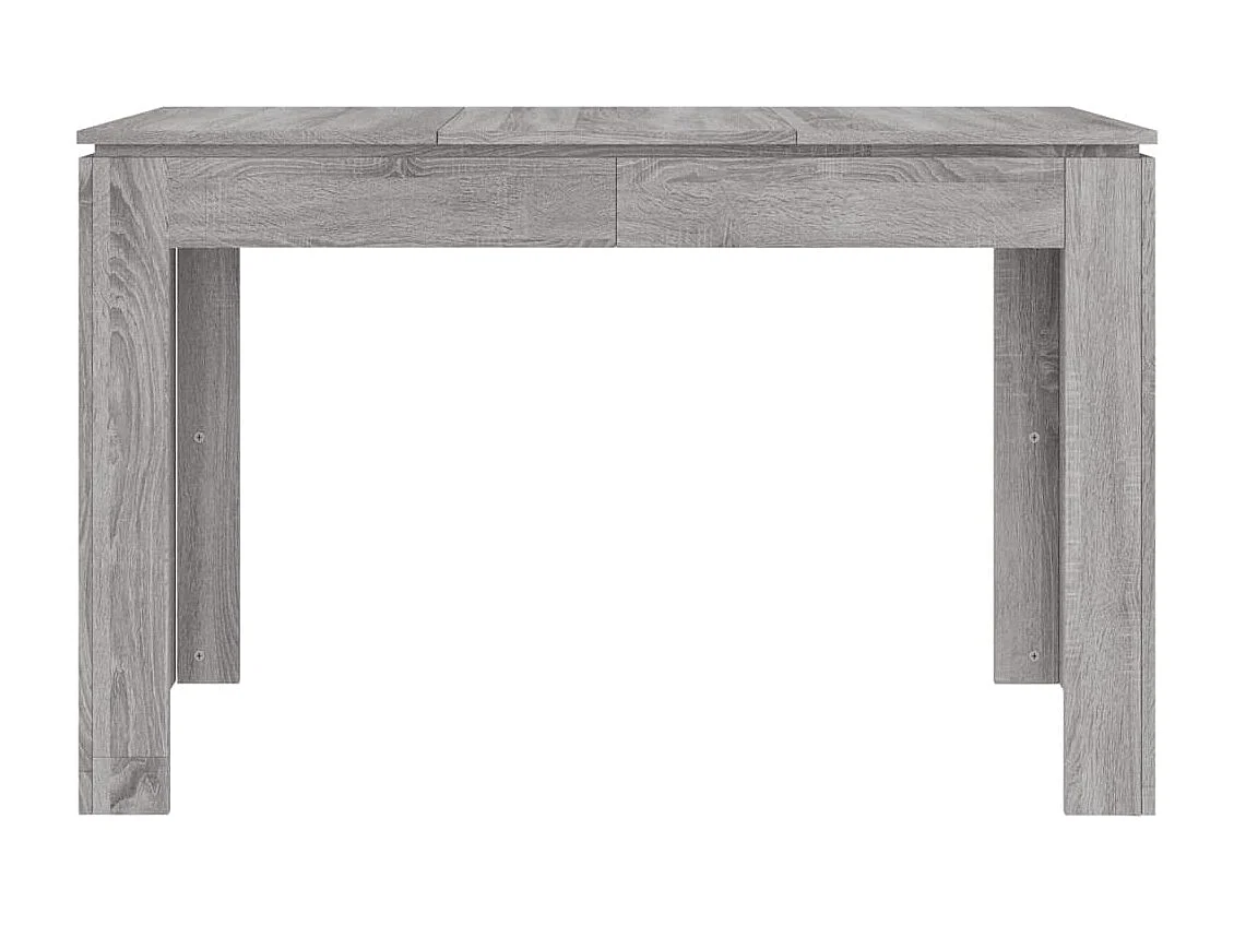 Table à dîner sonoma gris 120x60x76 cm bois d'ingénierie