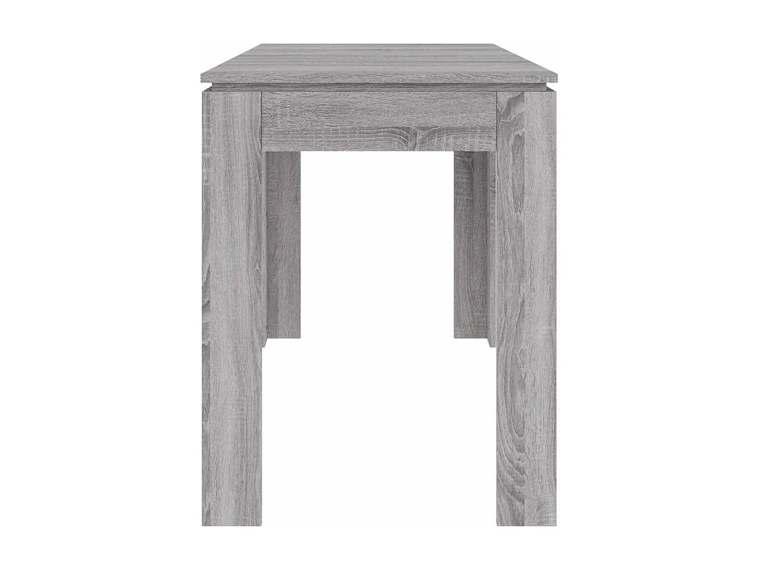 Table à dîner sonoma gris 120x60x76 cm bois d'ingénierie