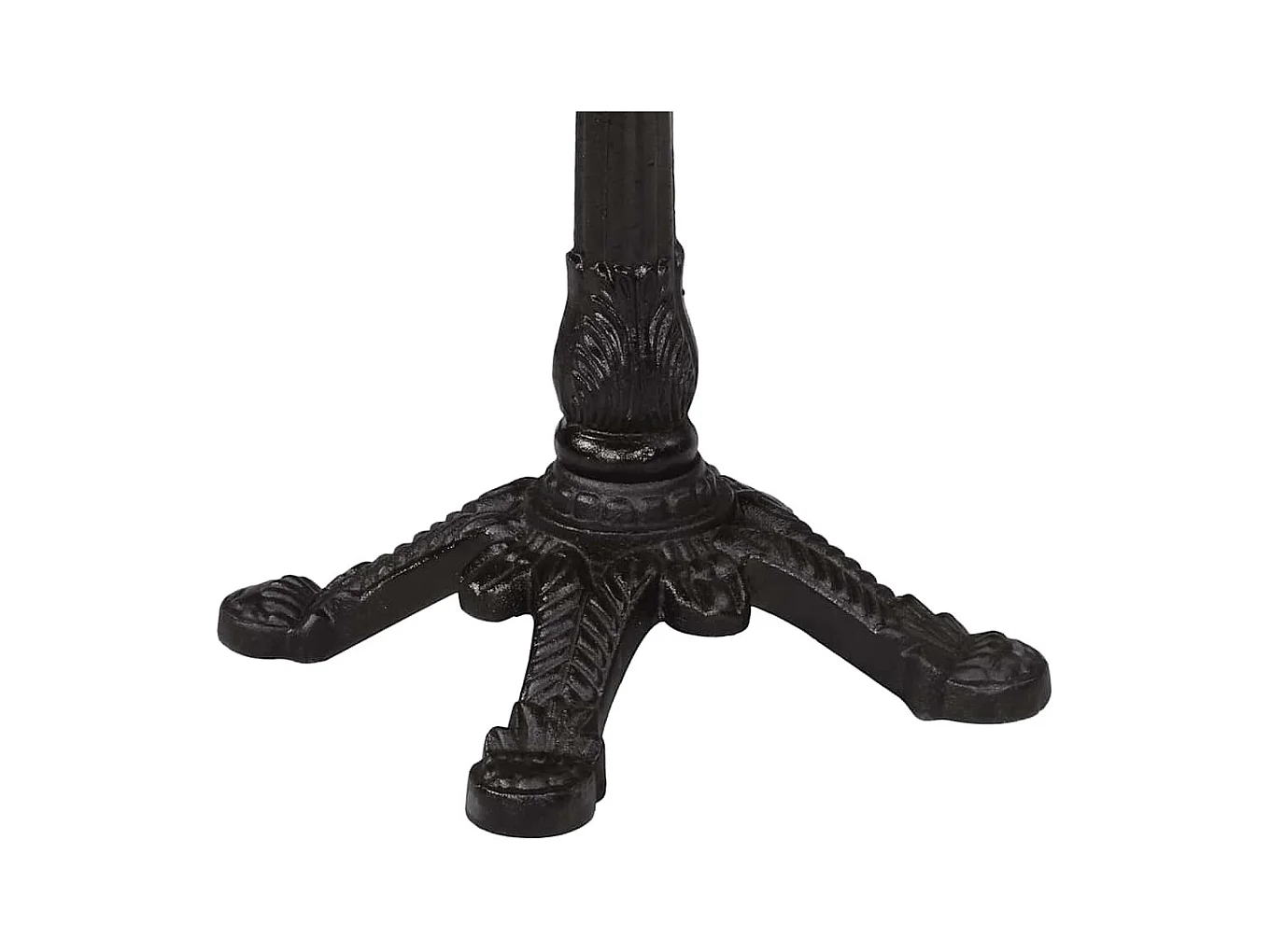 Bistrotisch 60x60x77 cm Raues Mangoholz