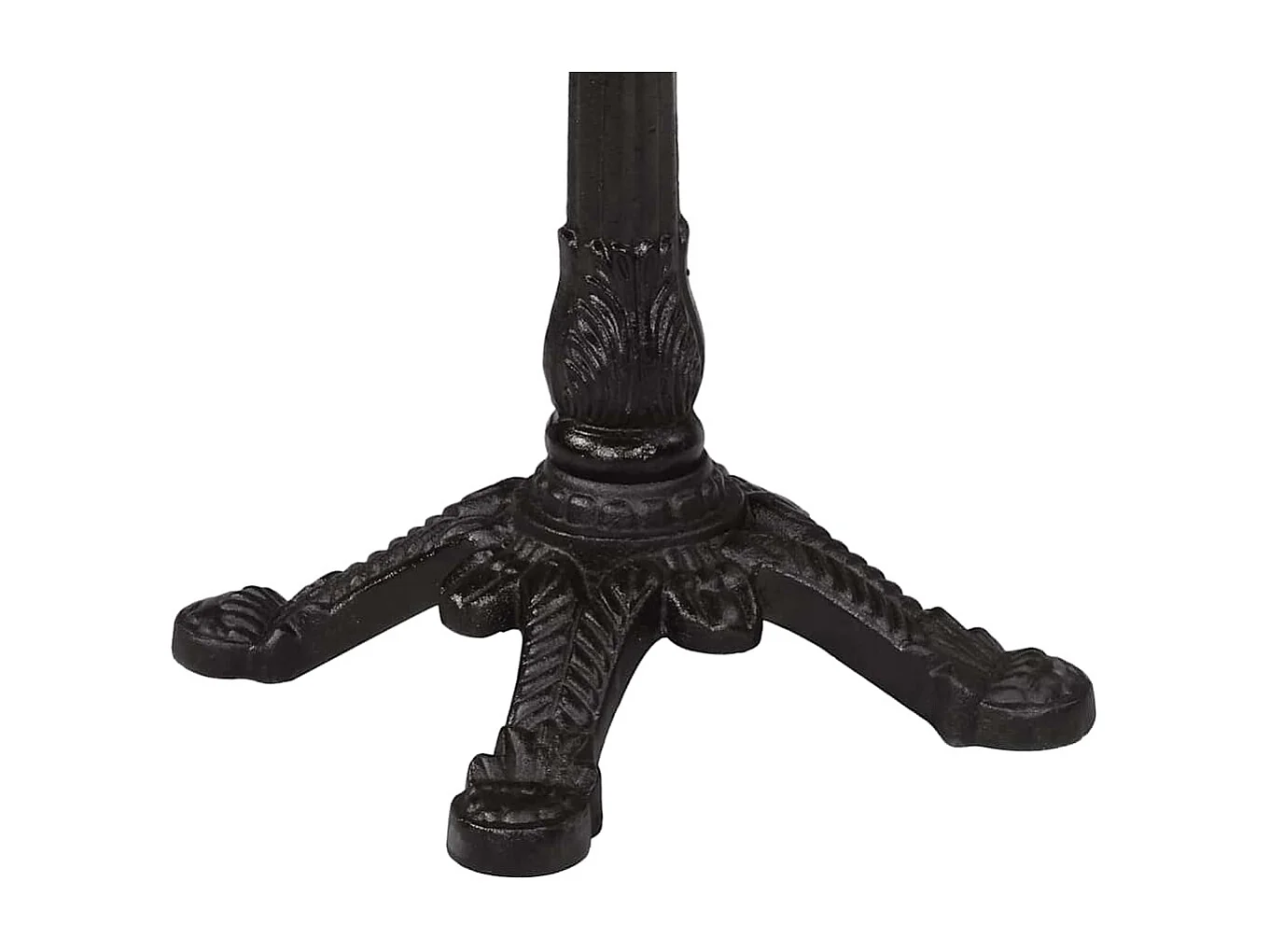 Table de bistro 60x60x77 cm Bois de manguier brut