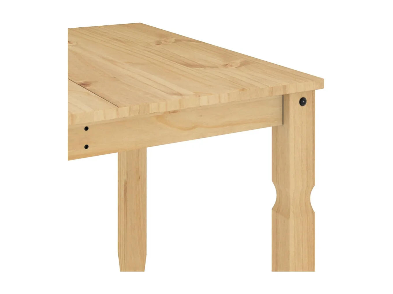 Table à manger Corona 180x90x75 cm bois massif de pin