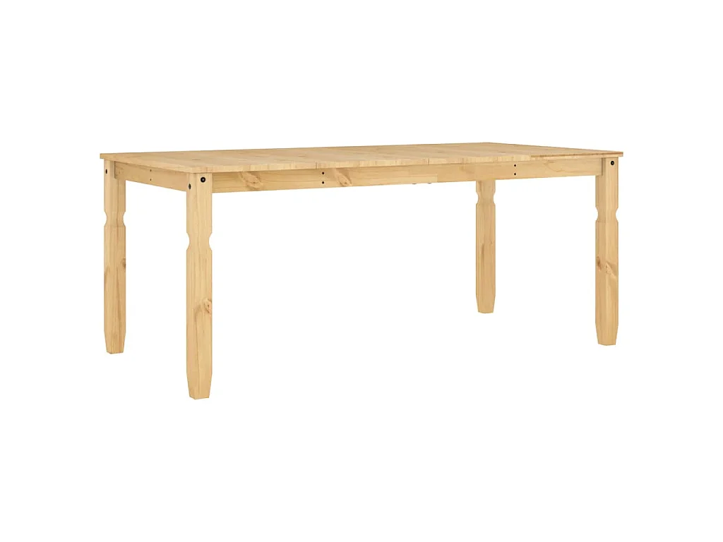 Table à manger Corona 180x90x75 cm bois massif de pin