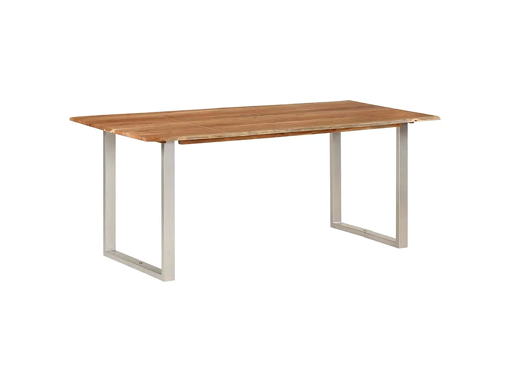Table de salle à manger 180x90x76 cm Bois d'acacia massif