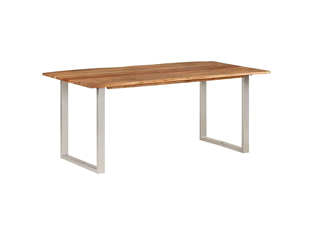 Table de salle à manger 180x90x76 cm Bois d'acacia massif