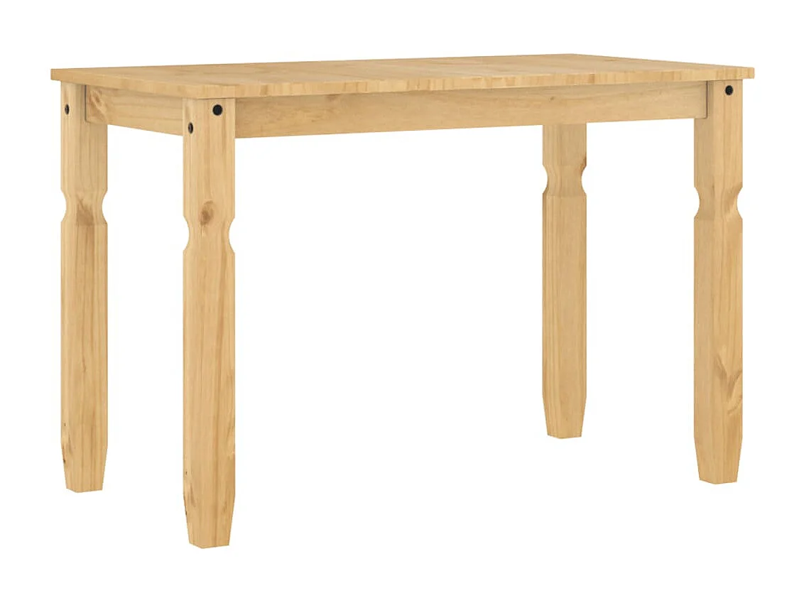 Mesa de comedor Corona madera maciza de pino 112x60x75 cm