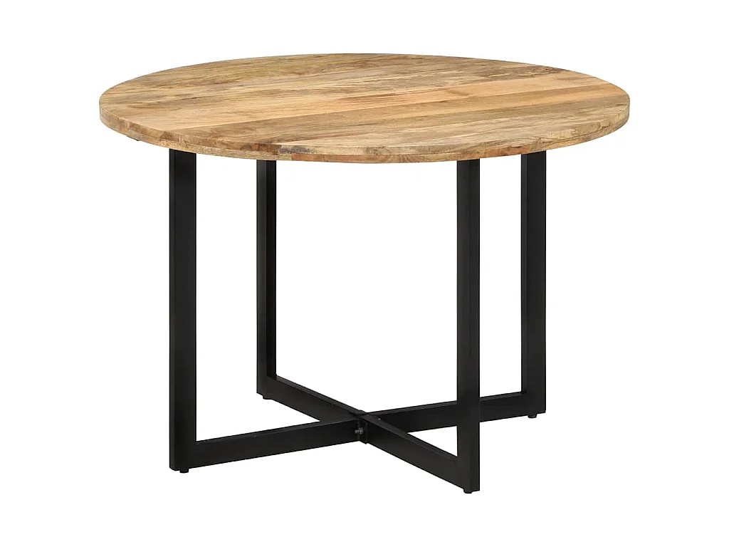 Tavolo da Pranzo 110x75 cm in Legno Massello di Mango