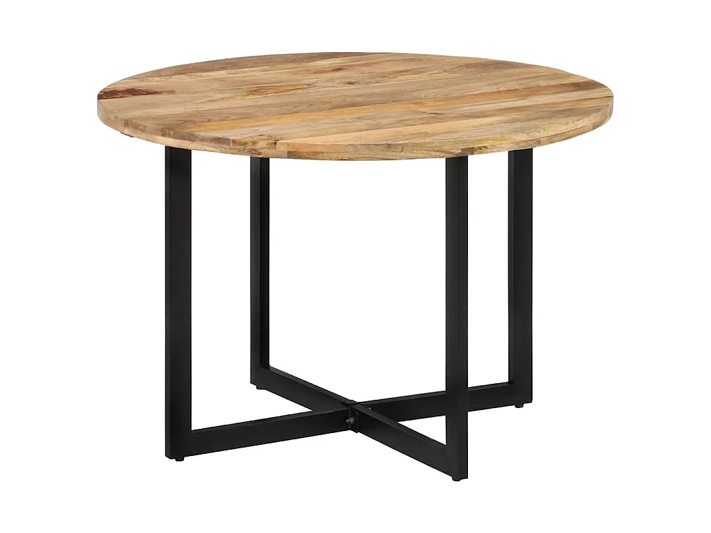 Tavolo da Pranzo 110x75 cm in Legno Massello di Mango