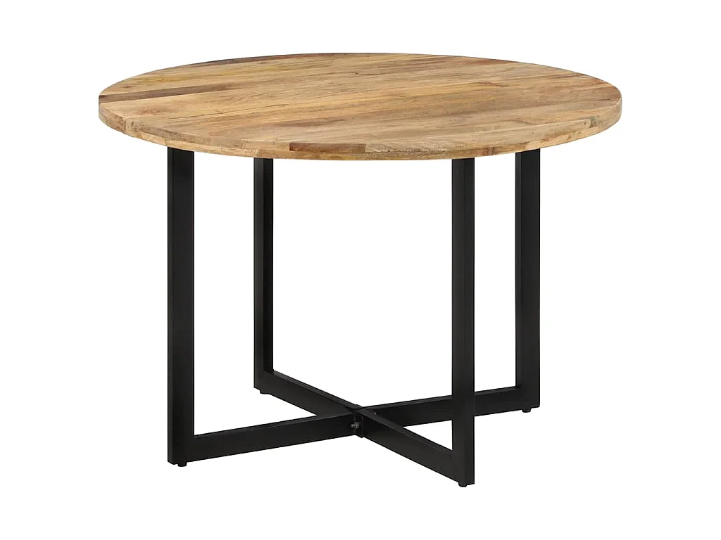 Tavolo da Pranzo 110x75 cm in Legno Massello di Mango