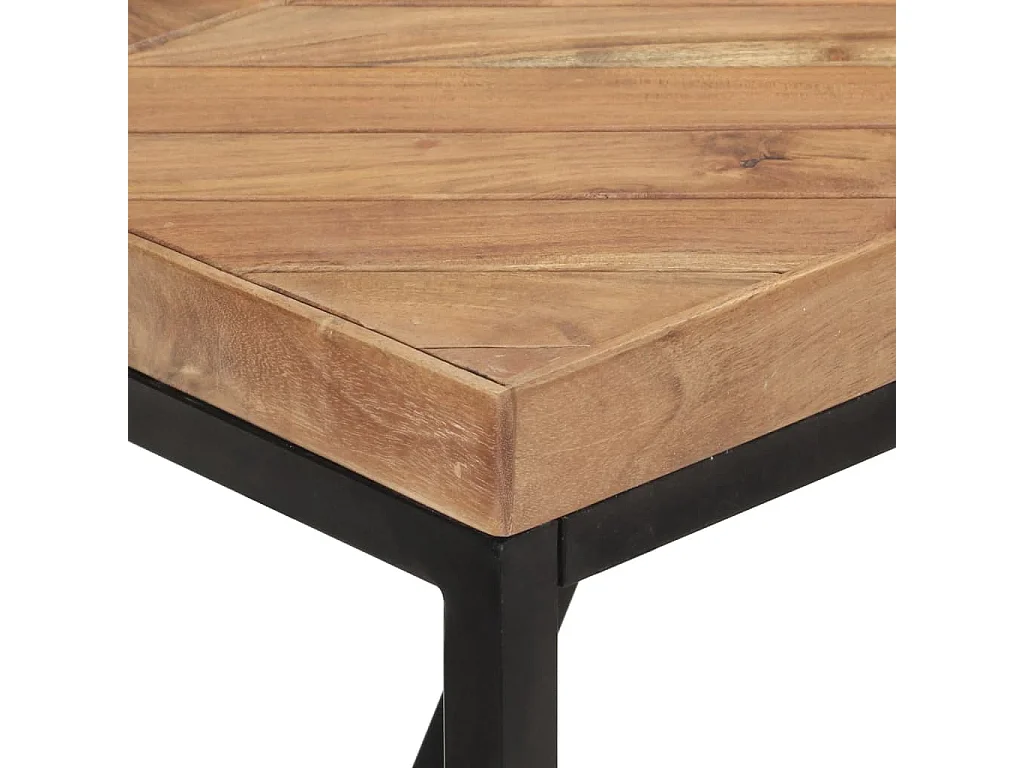 Esstisch 160x70x76 cm Massivholz Akazie und Mango