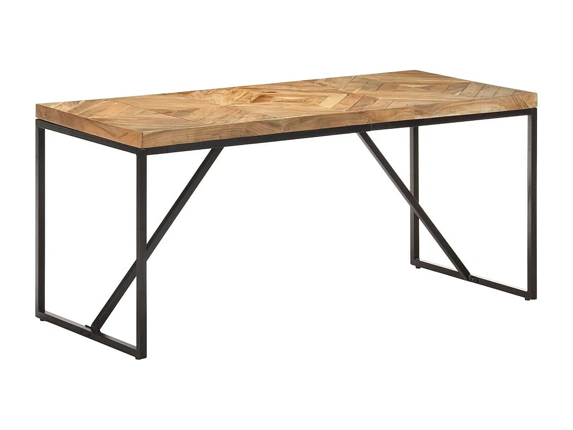 Esstisch 160x70x76 cm Massivholz Akazie und Mango