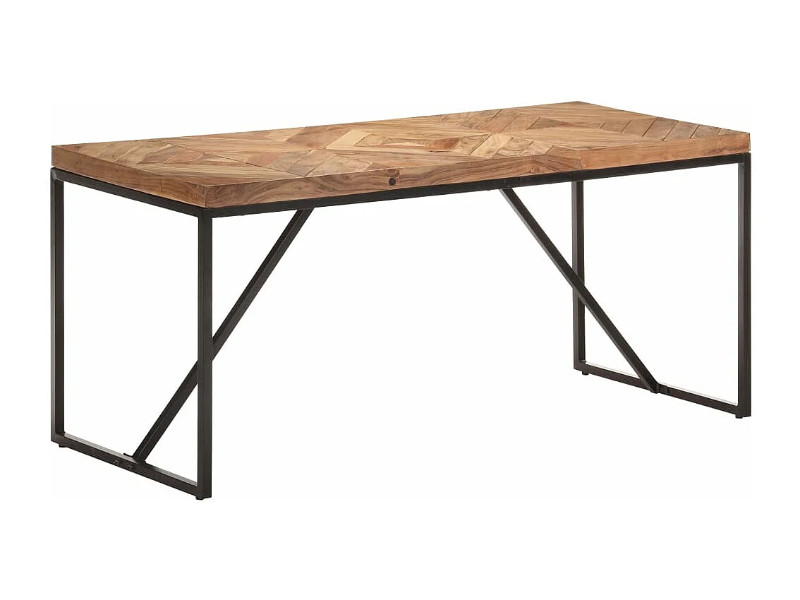 Table à dîner 160x70x76 cm Bois massif d'acacia et de manguier