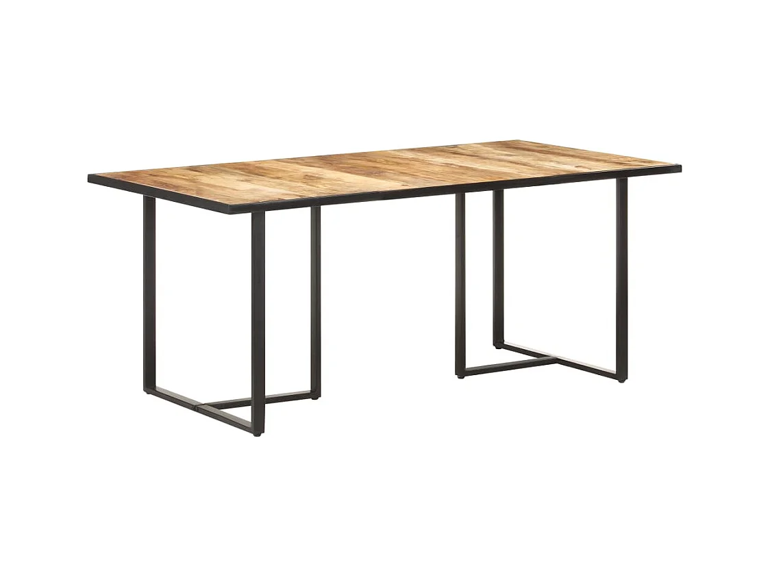 Tavolo da Pranzo 180 cm in Legno di Mango Grezzo