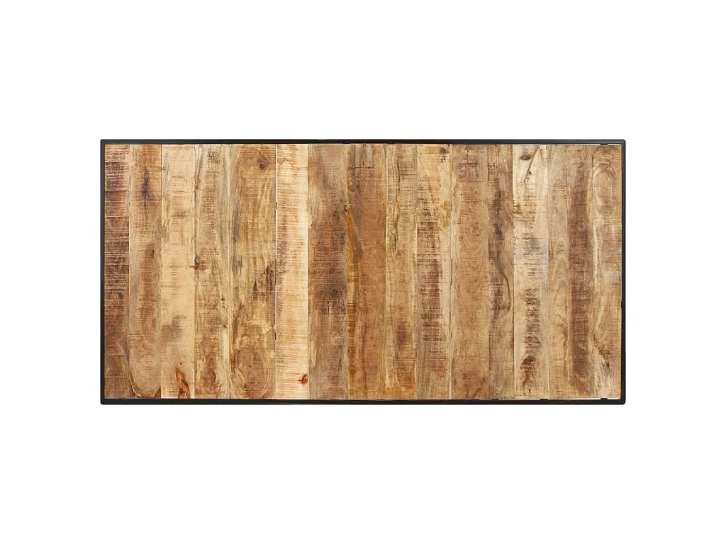 Mesa de comedor madera de mango rugosa 180 cm