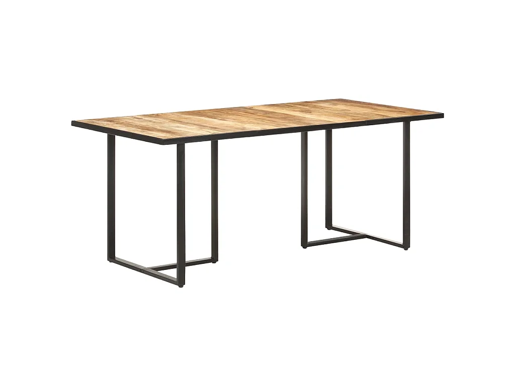 Mesa de comedor madera de mango rugosa 180 cm