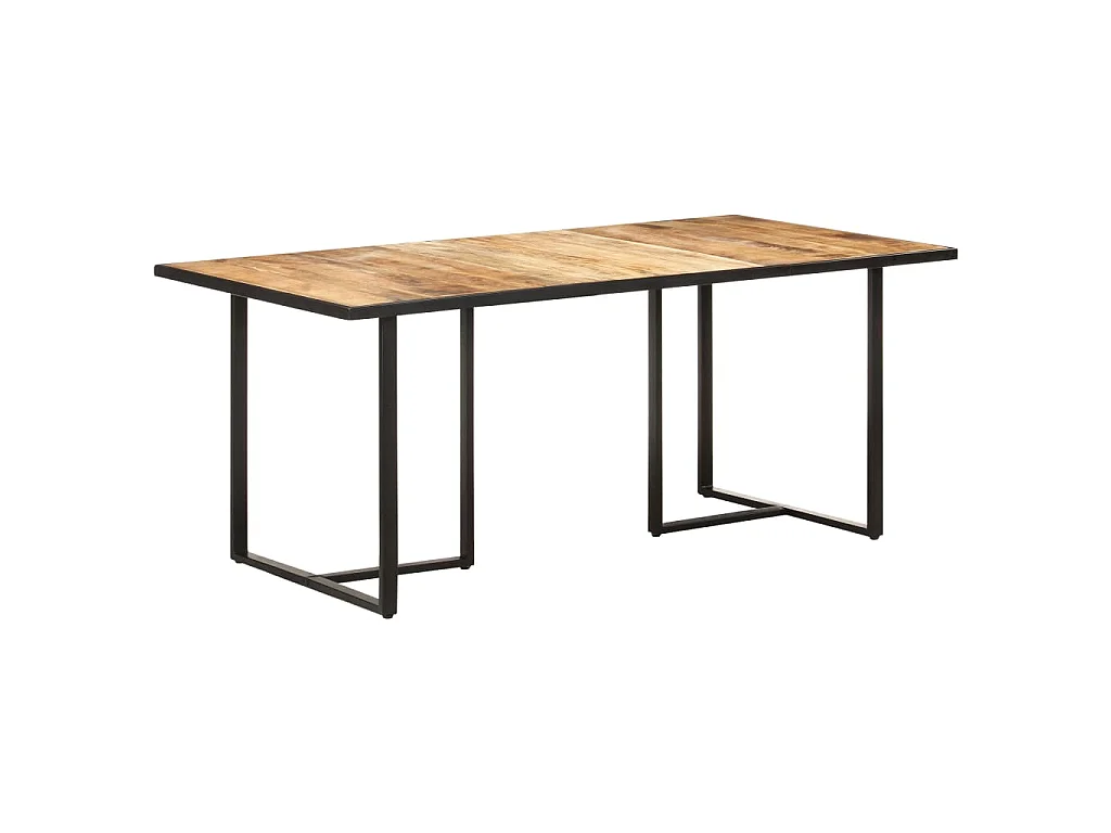 Mesa de comedor madera de mango rugosa 180 cm