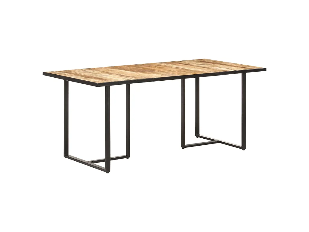 Mesa de comedor madera de mango rugosa 180 cm