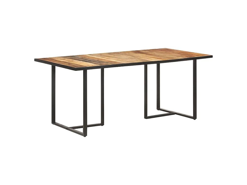 Mesa de comedor madera de mango rugosa 180 cm