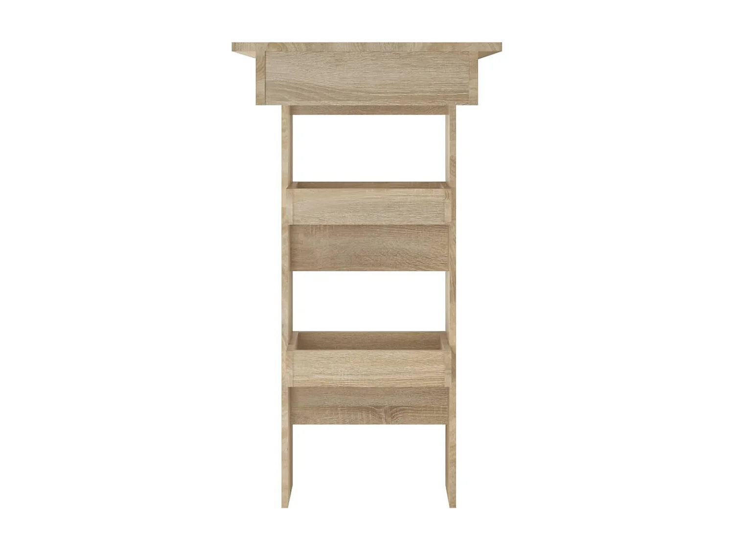 Table bar murale Chêne Sonoma 102x45x103,5 cm Bois d'ingénierie