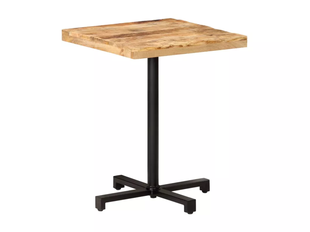 Kauf Unique Bistrotisch Quadratisch 60x60x75 cm Raues Mangoholz