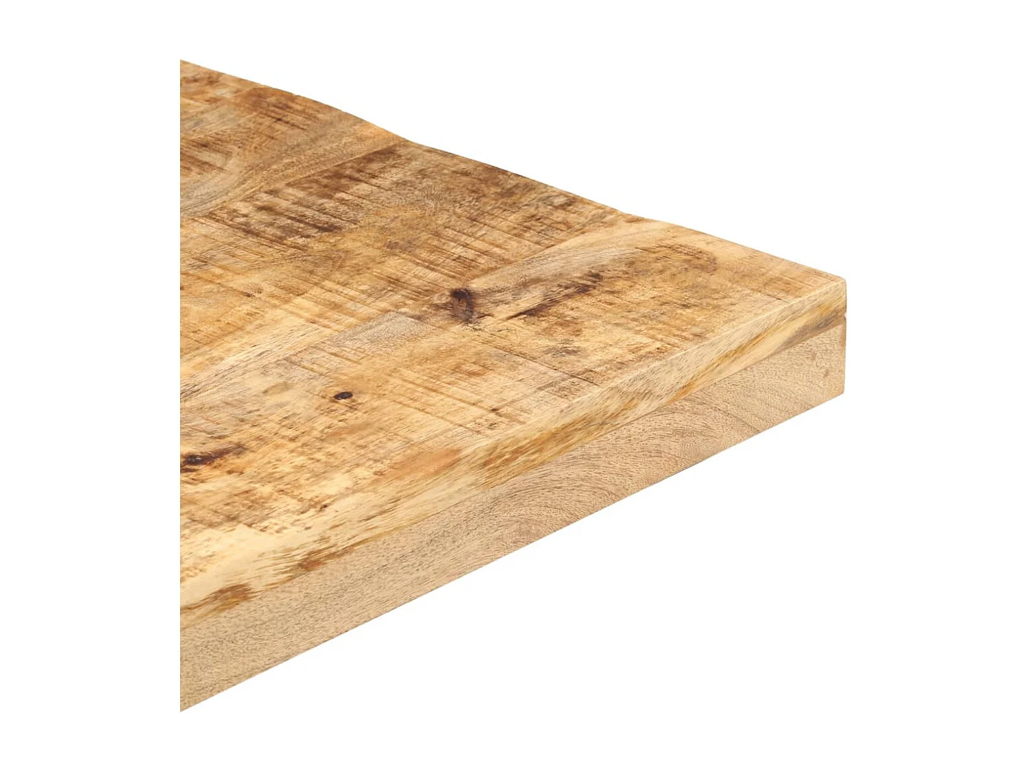 Table de bistro Carrée 60x60x75 cm Bois de manguier brut